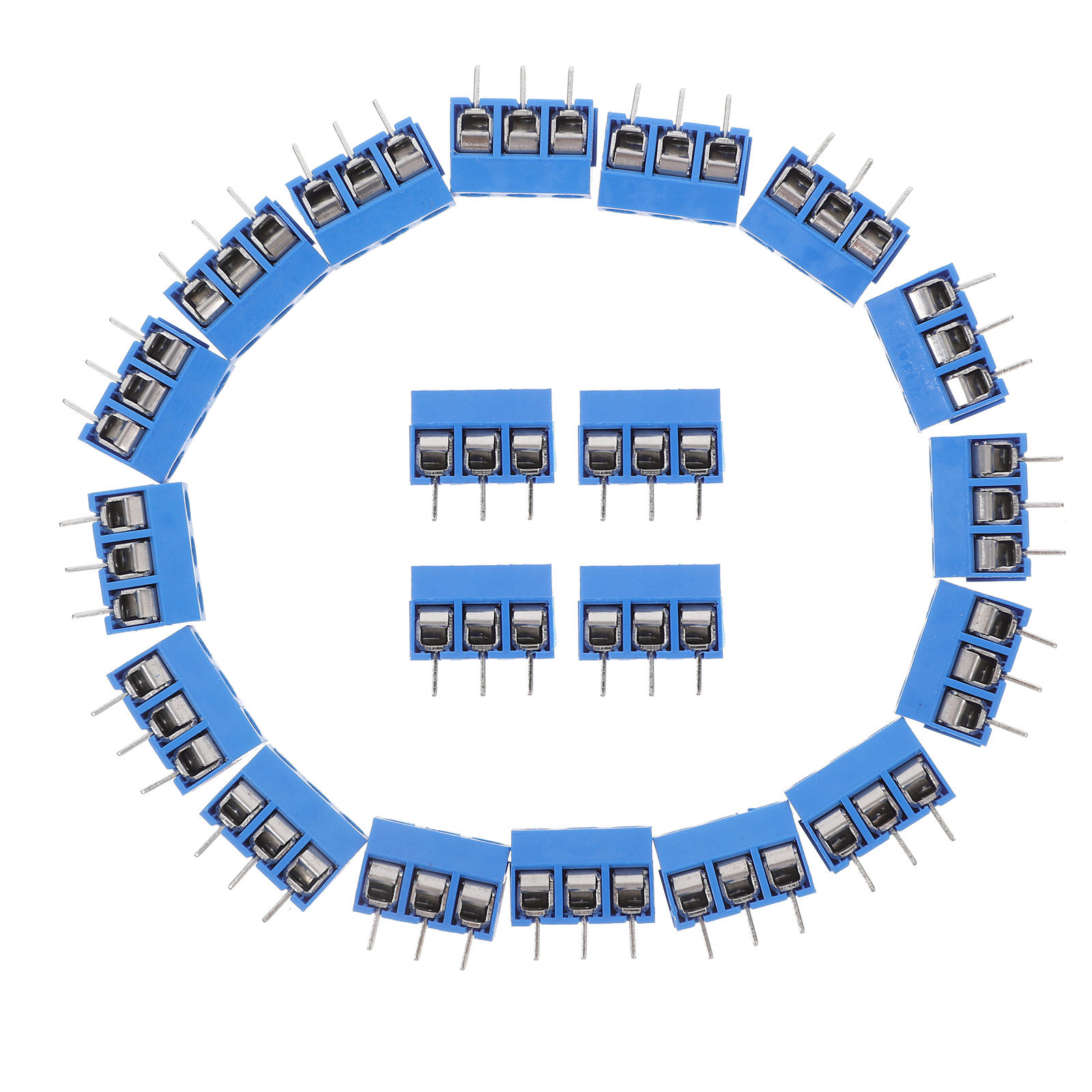 Electronics Diy Pcb Design Projects - 20Pcs Konektor Blok Terminal Sekrup Pemasangan