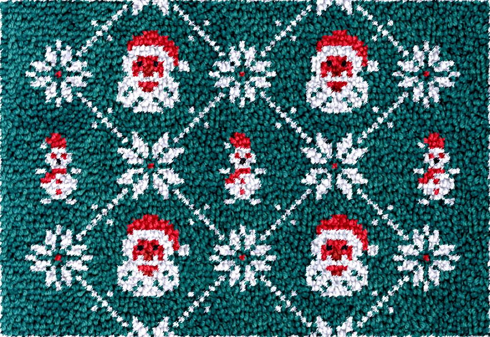 Diy Electronics Kits For Adults - Karpet DIY Santa Claus dengan pola