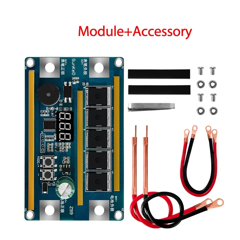 Diy Electronics Spot Welder - Mesin Las Titik Portabel 12V 10AWG