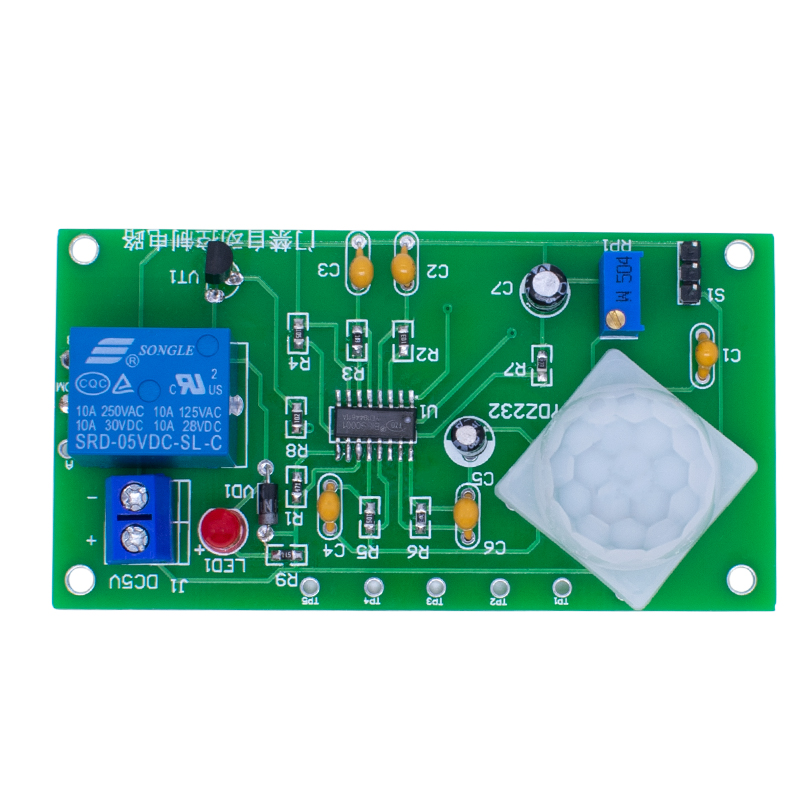 Electronics Diy Pcb Design Projects - Kit Saklar Sensor Tubuh Manusia Piroelektrik