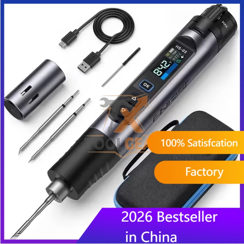 Soldering Iron Kit - 2026hotsale* HS-03 Kit Solder Tanpa Kabel