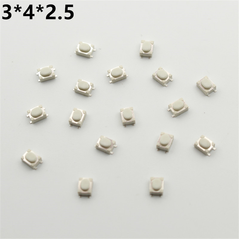 Push Button Tactile - 1000 buah 3*4*2.5 saklar mikro tombol