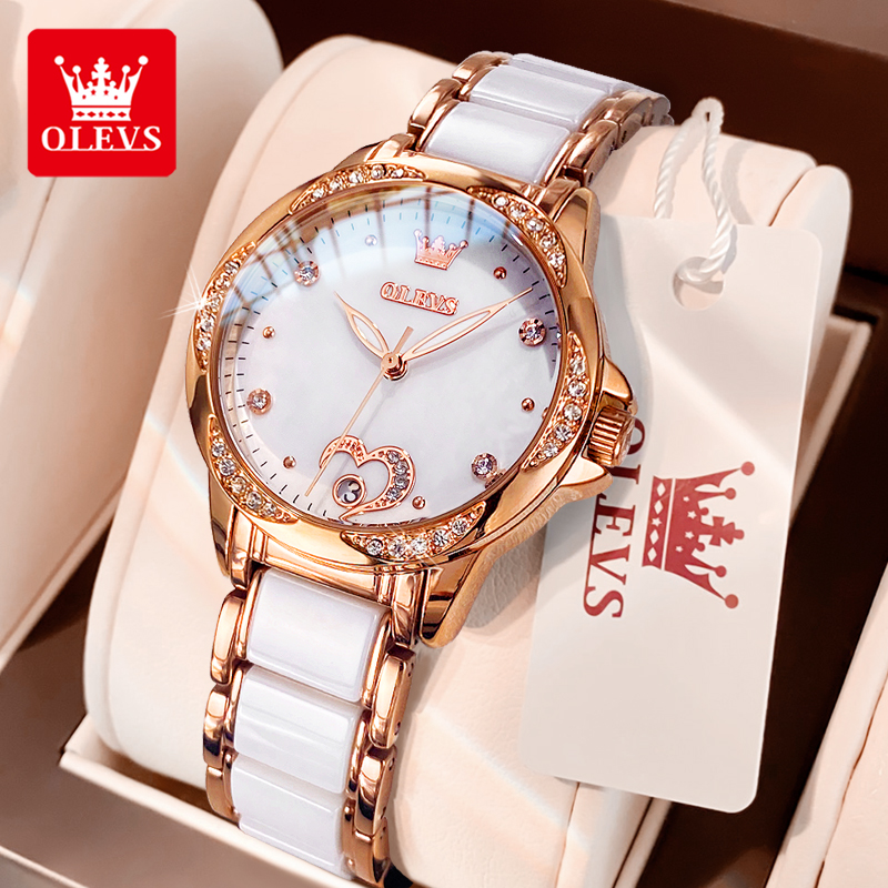 Push Button Tactile - OLEVS 6631 Jam Tangan Wanita Mekanik