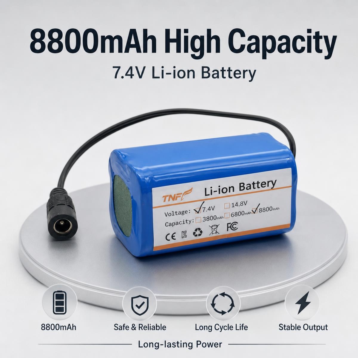 Diy Electronics Cleaner - Baterai Li-ion Isi Ulang 7.4V 14.8V