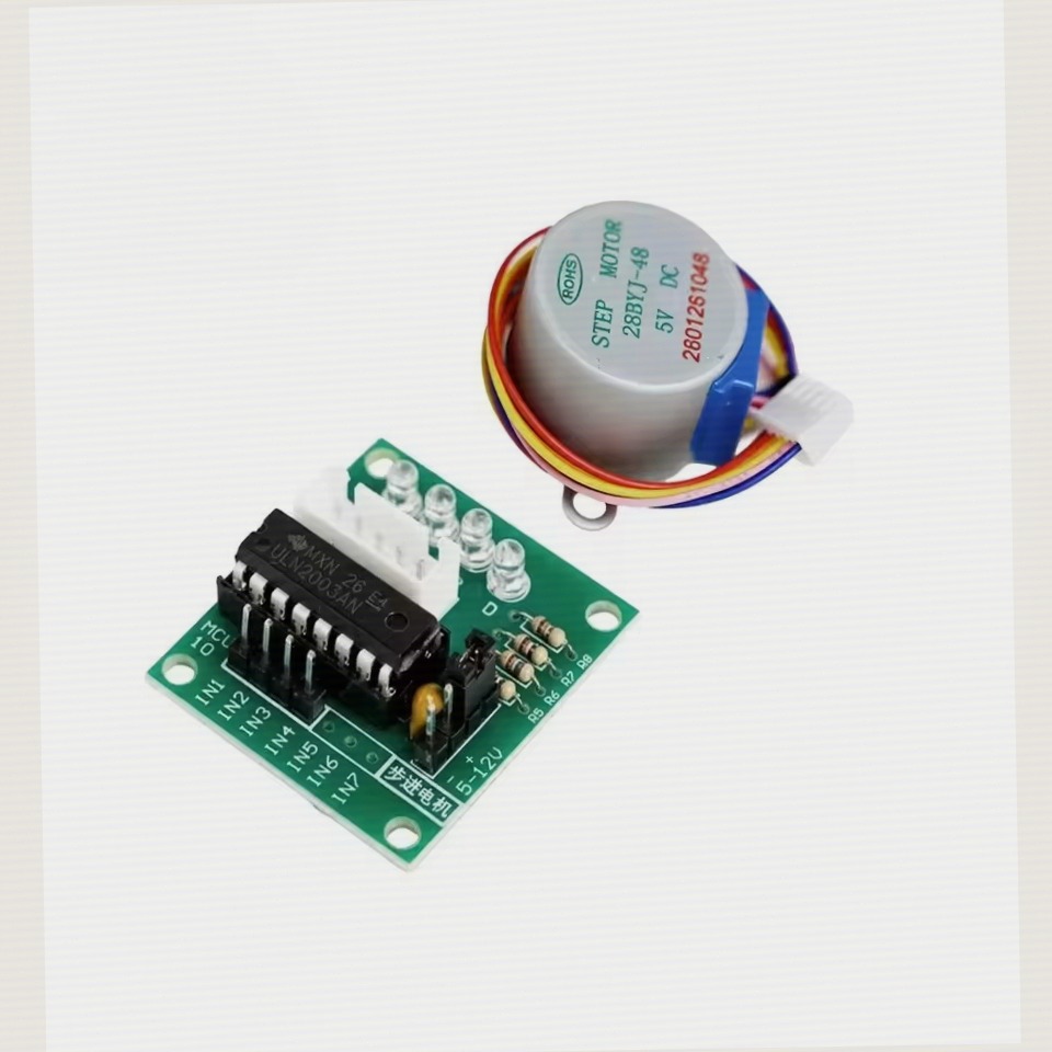 Stepper Motor 28Byj - Kit Motor Stepper Berpenggerak ULN2003 28BYJ-48