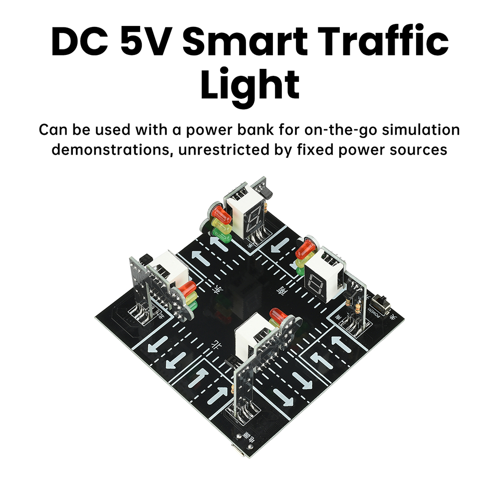 Diy Electronics Kits For Adults - Kit Simulator Lampu Lalu Lintas dengan