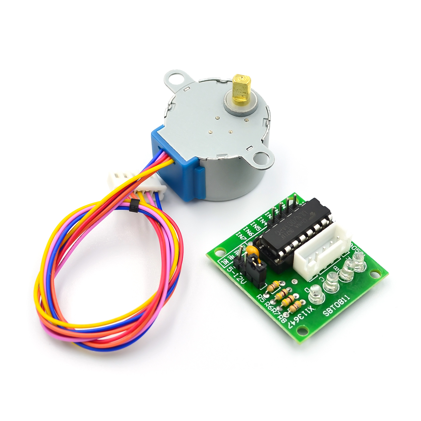 Stepper Motor 28Byj - Motor Stepper 5V 28BYJ-48 + Modul