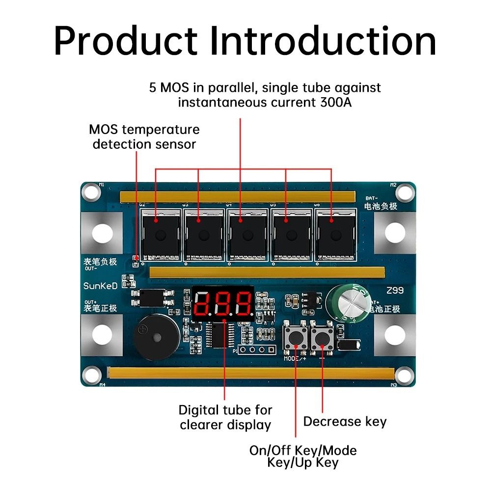 Diy Electronics Spot Welder - Mesin Las Titik Portabel 12V Layar