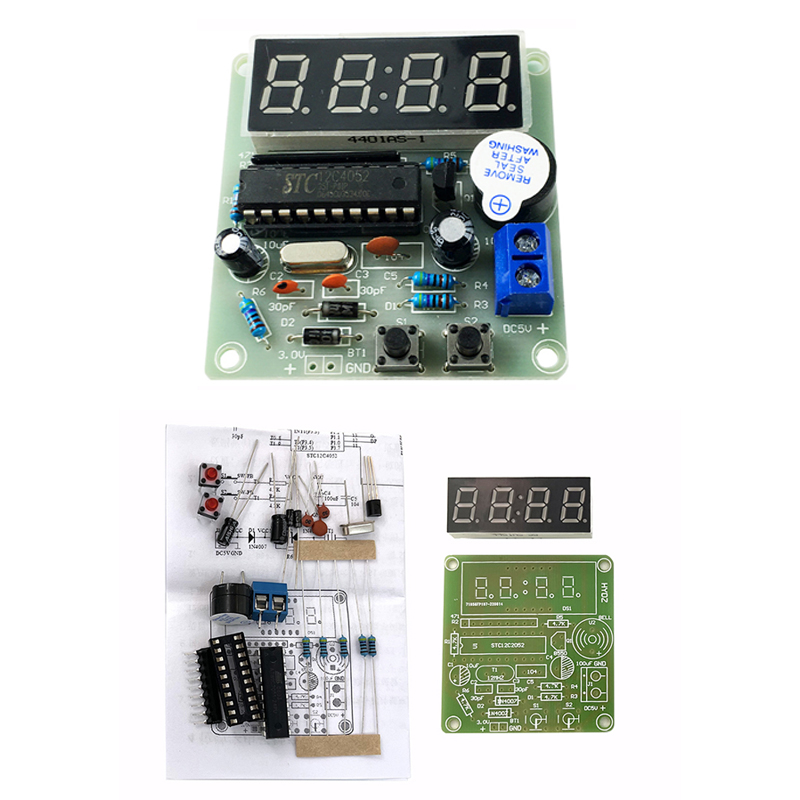 Diy Electronics Youtube - Kit Elektronik DIY LED 4 Jam