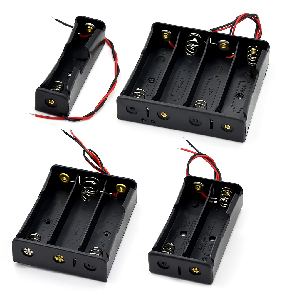 Diy Electronics Case - Kotak Penyimpanan Baterai 18650 1 2