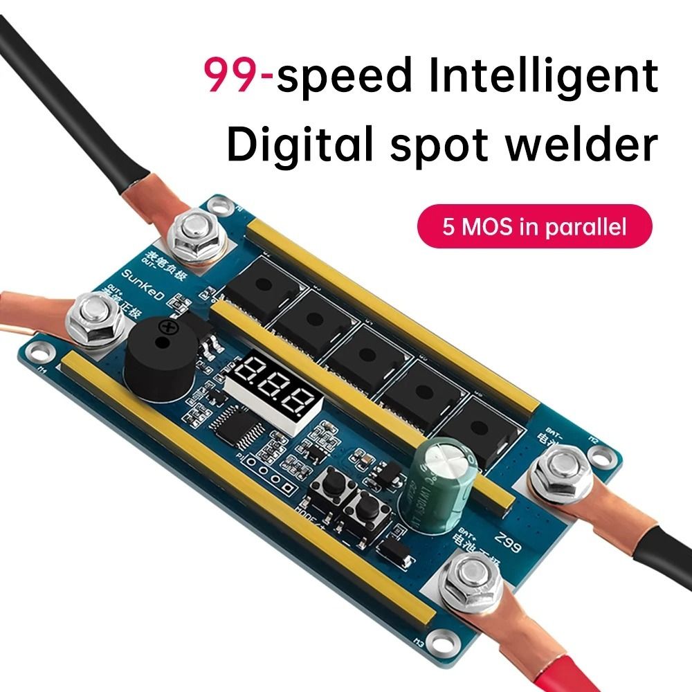 Diy Electronics Spot Welder - Mesin Las Titik Portabel 12V 10AWG