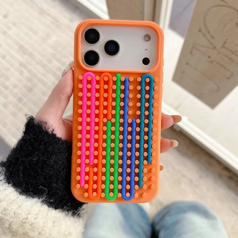 Diy Electronics Case - Casing Ponsel Puzzle Labirin Silindris untuk