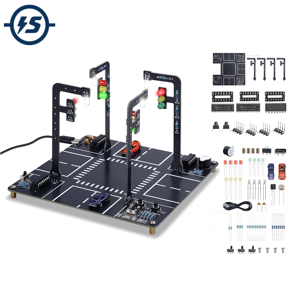 Diy Electronics Kits For Adults - Kit Simulator Lampu Lalu Lintas dengan