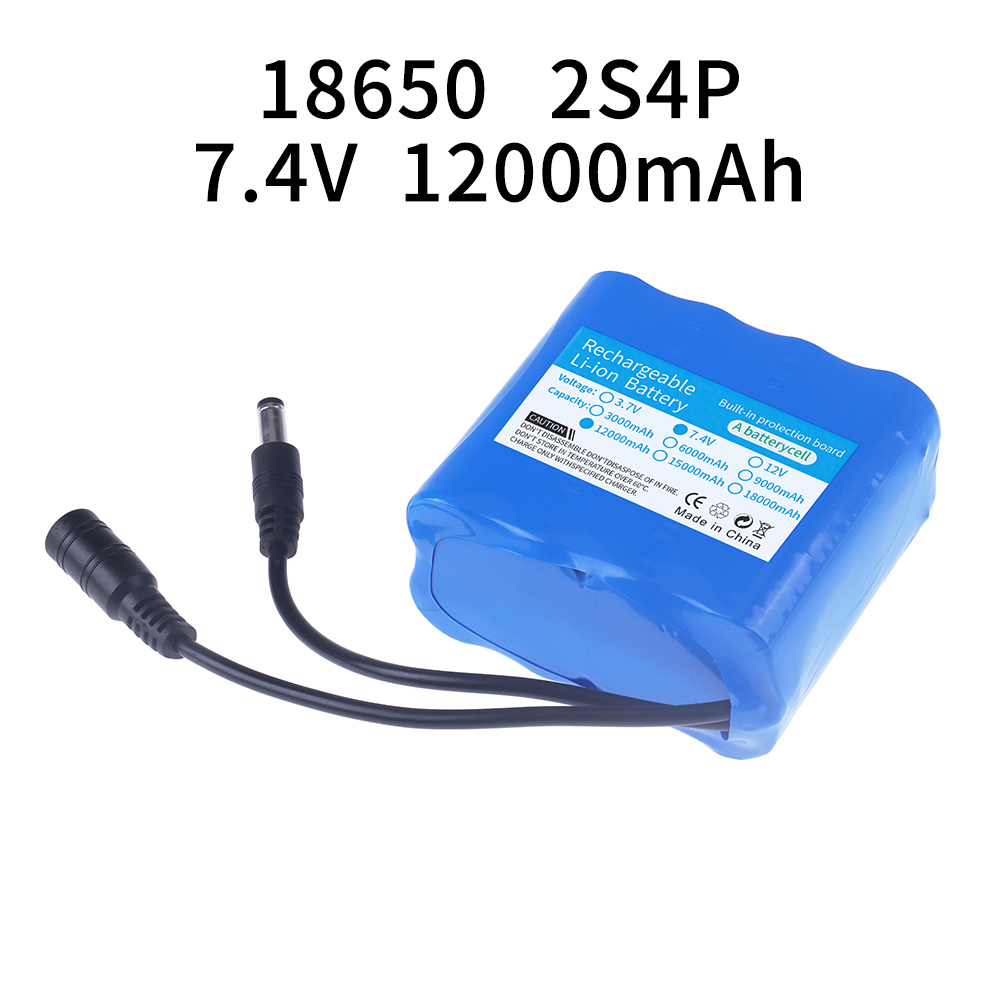Baterai Lithium 2S4P 18650 7.4 - Diy Rc Electronics ulasan dan harga
