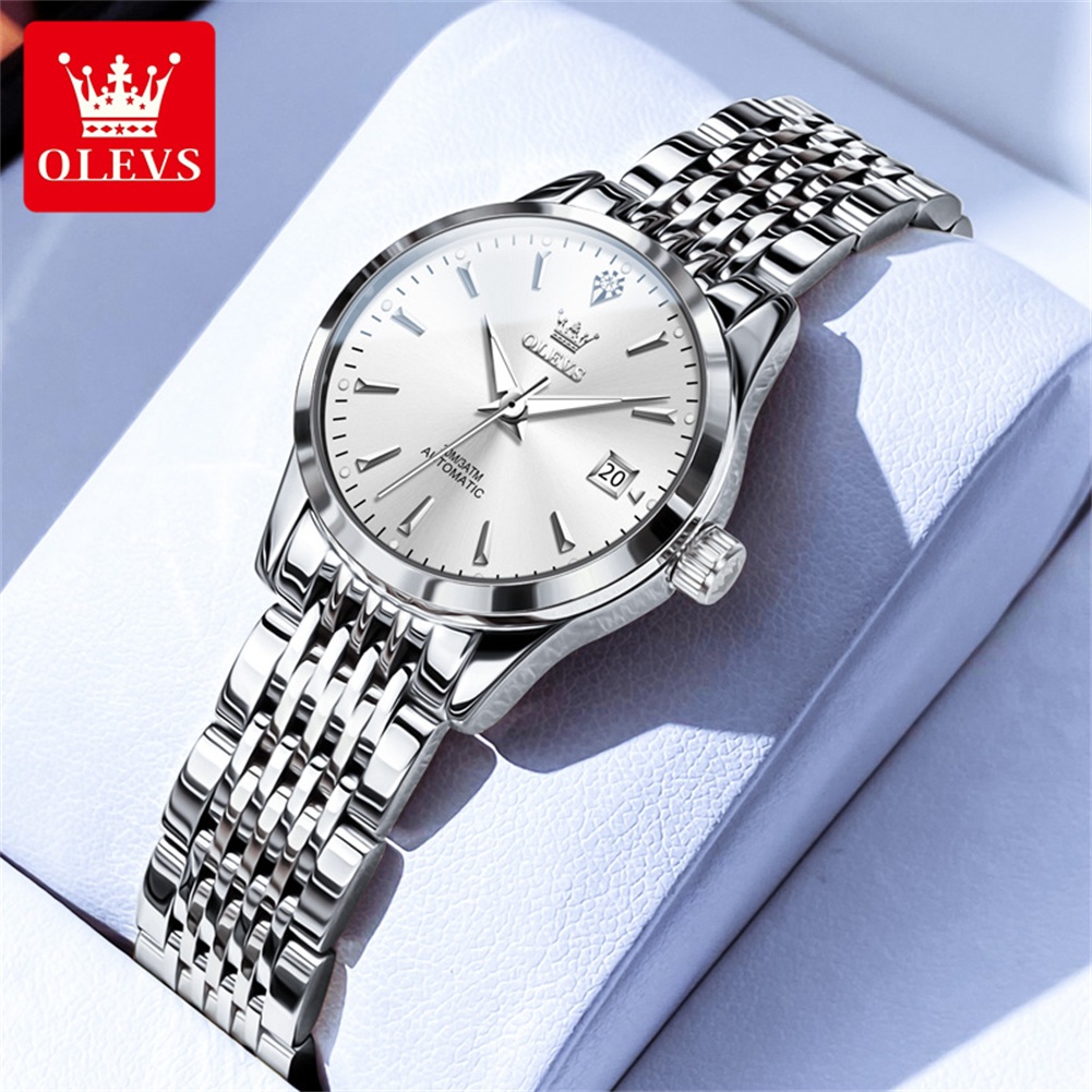 OLEVS 6635 Jam Tangan Mekanis  - Push Button Tactile ulasan dan harga