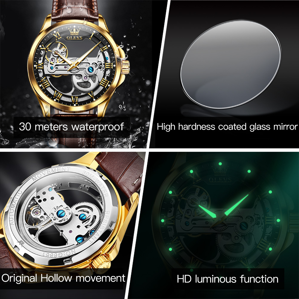 OLEVS Jam Tangan Pasangan Jam  - Push Button Tactile ulasan dan harga