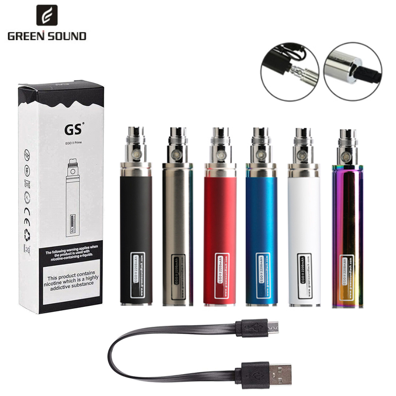 GS eGo II Prime Pass baterai 2 - Diy Vape Electronics ulasan dan harga