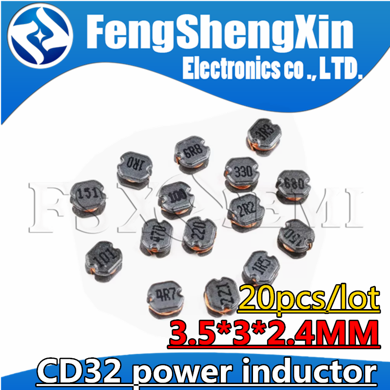 20Pcs CD32 SMD Induktor Daya 1 - Smd Solder Paste ulasan dan harga
