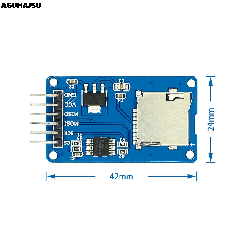 1 Buah/Lot Modul Pembaca Kartu - Sd Card Module Spi ulasan dan harga