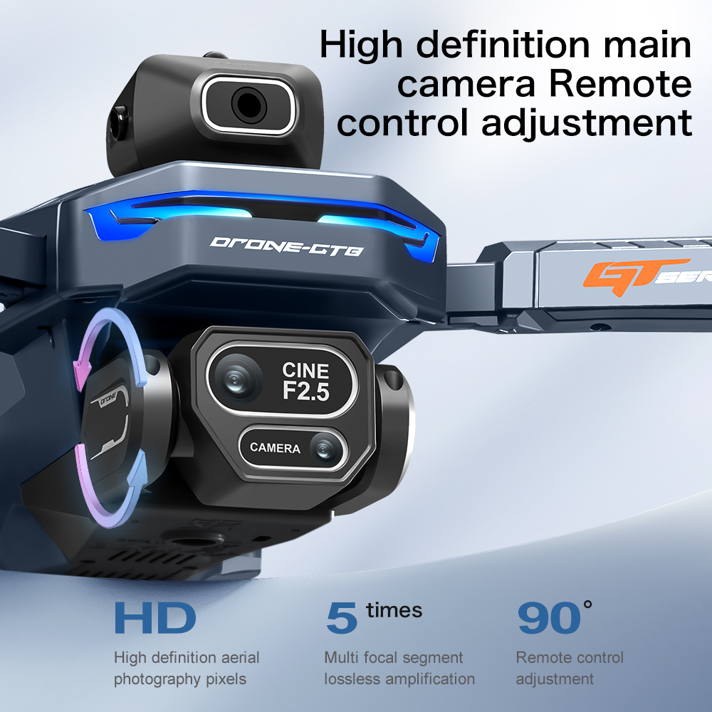 Drone RC GT8 HD BARU 4K Profes - Diy Rc Electronics ulasan dan harga