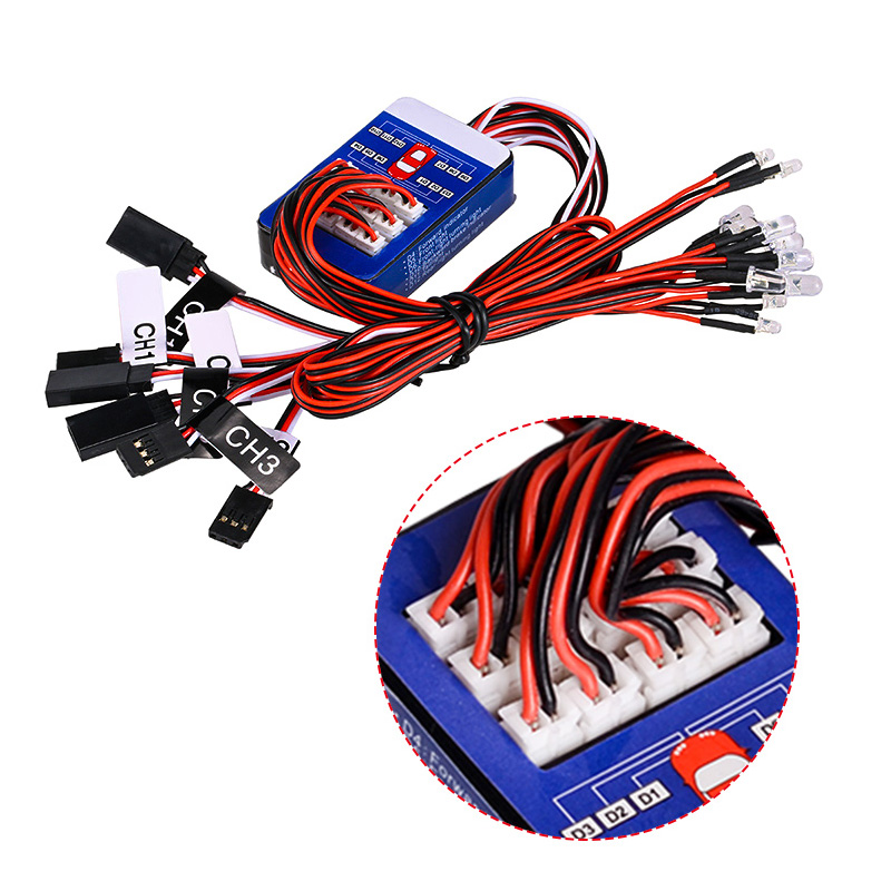 Kit Sistem Lampu LED Mobil RC  - Diy Rc Electronics ulasan dan harga