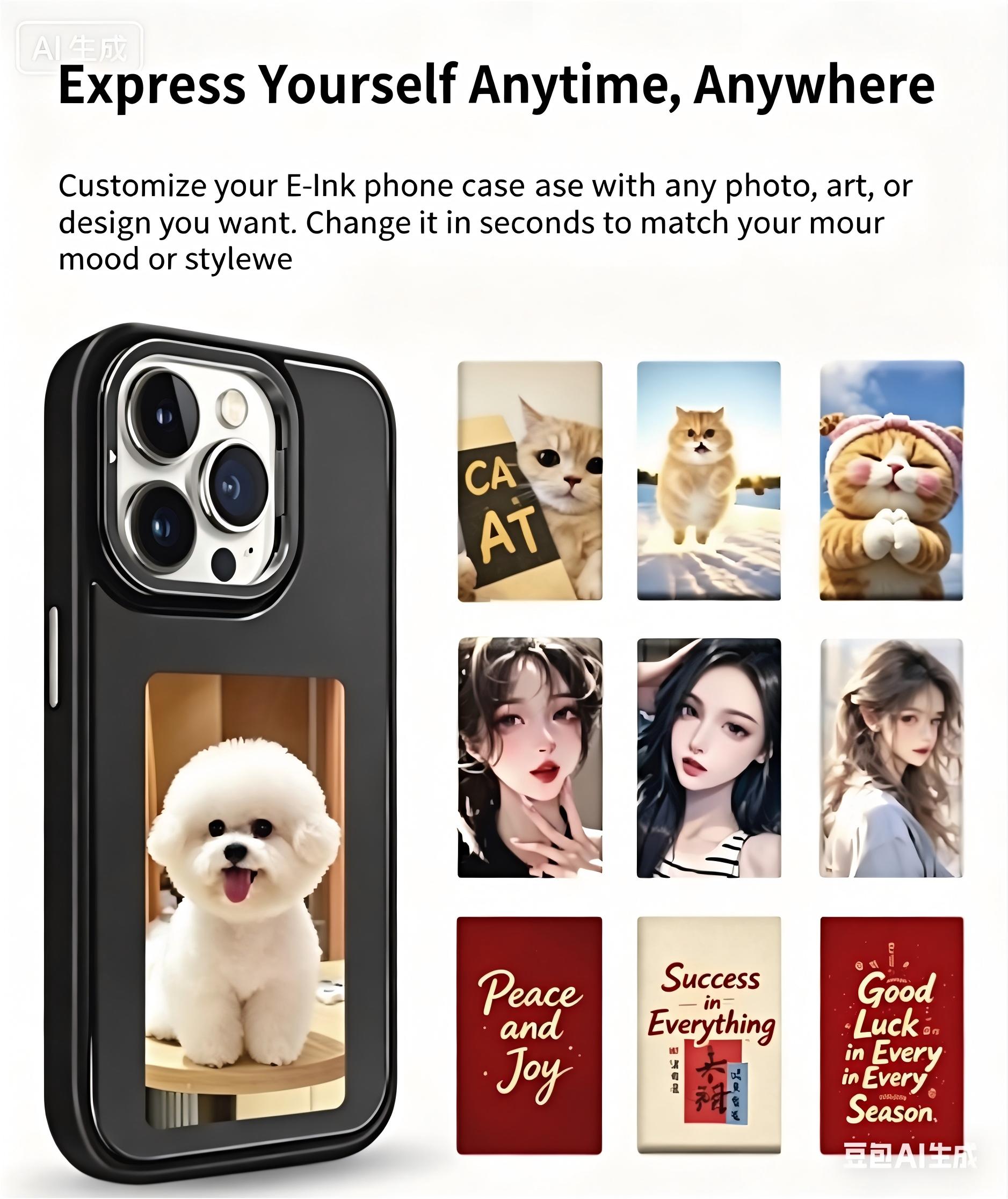 Casing Ponsel NFC Smart E-ink  - Diy Electronics Case ulasan dan harga