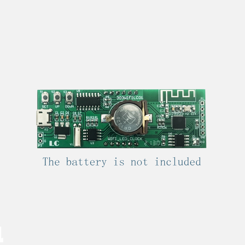 Modul Jam WiFi Tabung 0.8 Inci - Diy Electronics Youtube ulasan dan harga