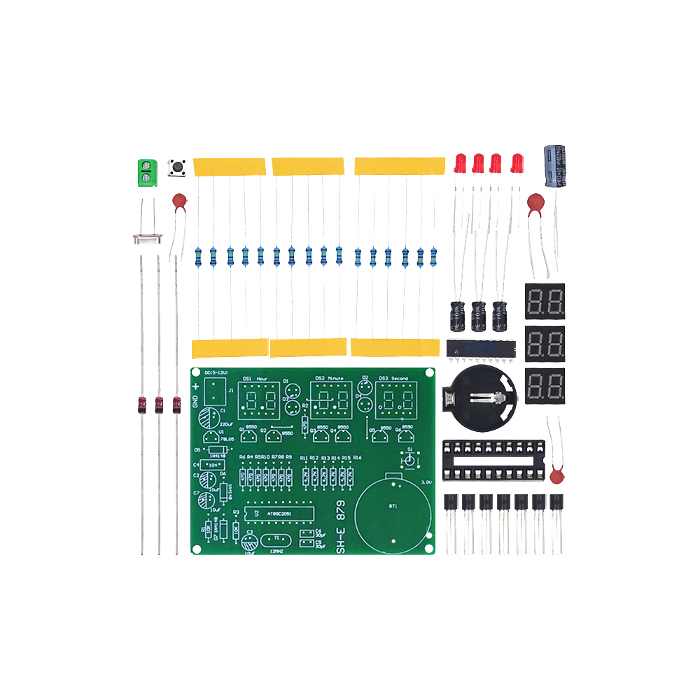 Kit DIY jam elektronik AT89C20 - Diy Electronics Youtube ulasan dan harga