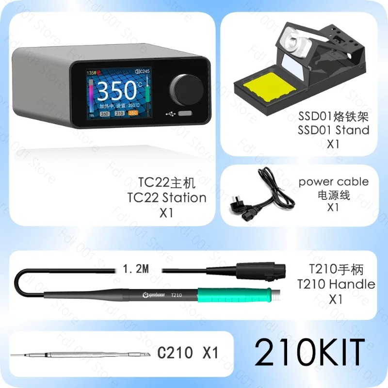 Kit Stasiun Solder 240W dengan - Soldering Iron Kit ulasan dan harga