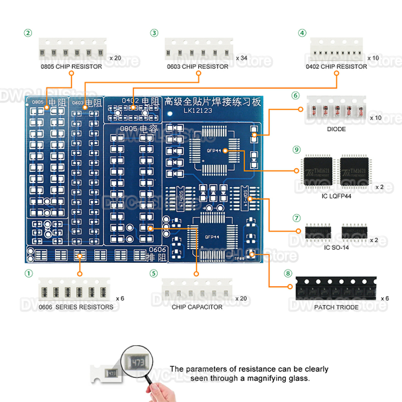 08 Kit Papan Latihan Pengelasa - Diy Electronics Workbench ulasan dan harga