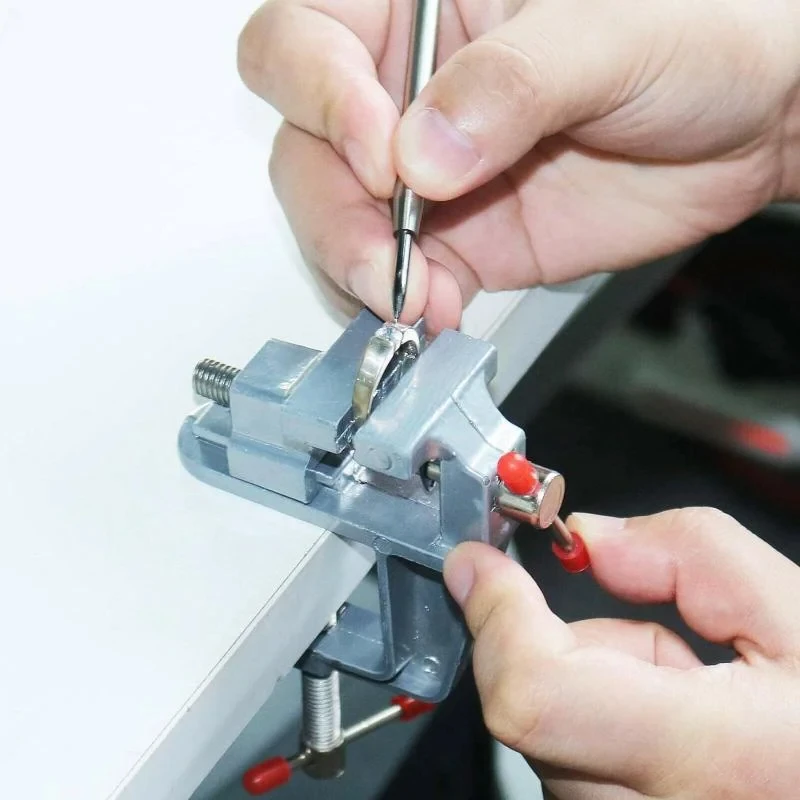 Klem meja Mini, ragum bangku M - Diy Electronics Workbench ulasan dan harga