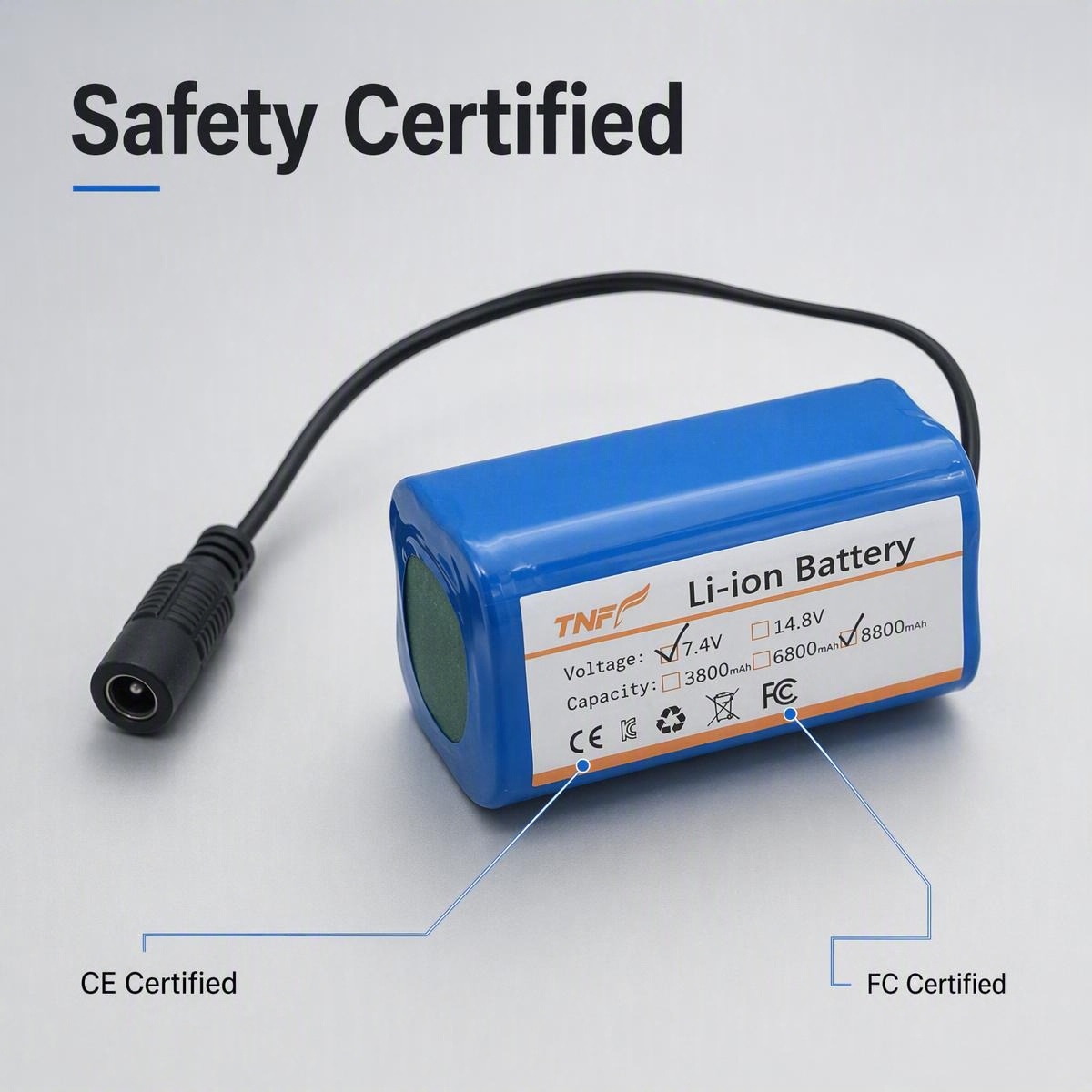 Baterai Li-ion Isi Ulang 7.4V  - Diy Electronics Cleaner ulasan dan harga
