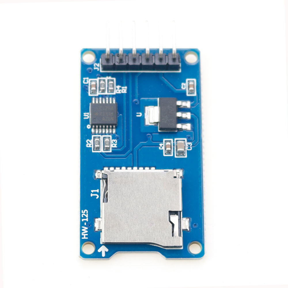 2 buah/lot modul pembaca kartu - Sd Card Module Spi ulasan dan harga