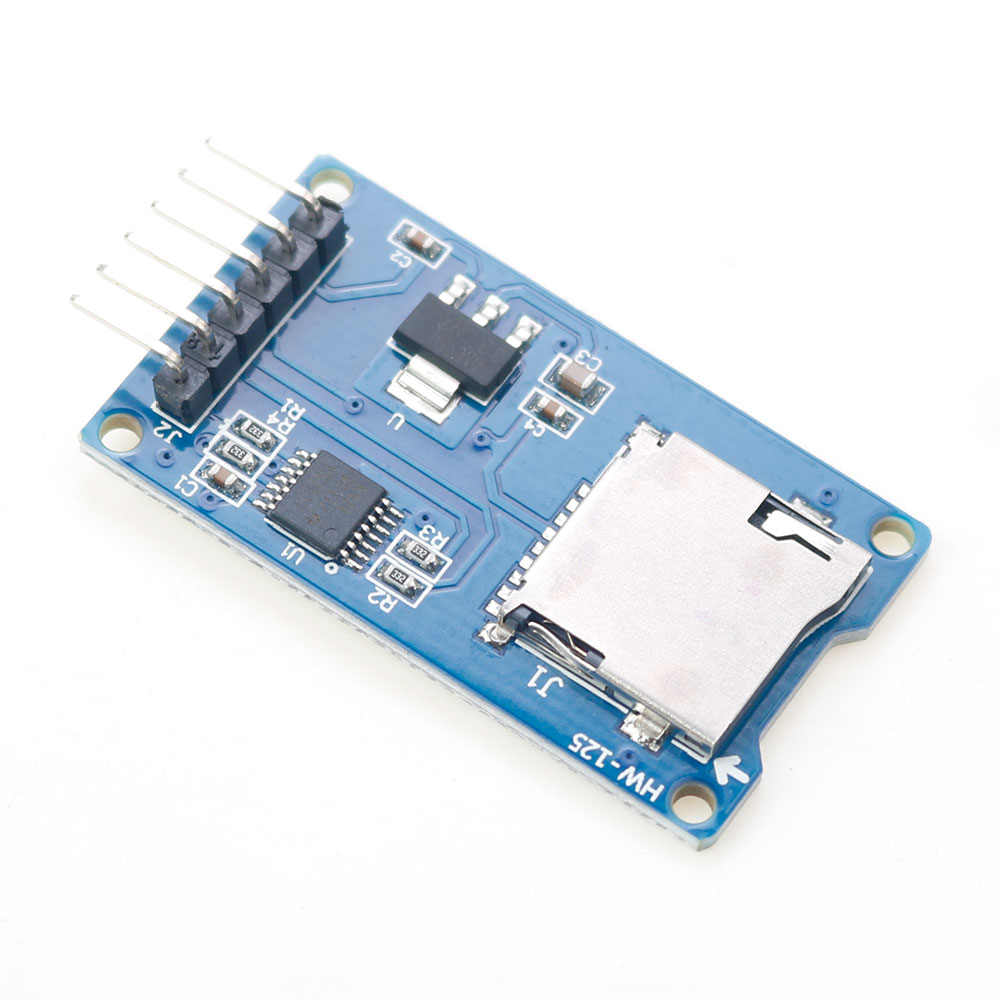 2 buah/lot modul pembaca kartu - Sd Card Module Spi ulasan dan harga