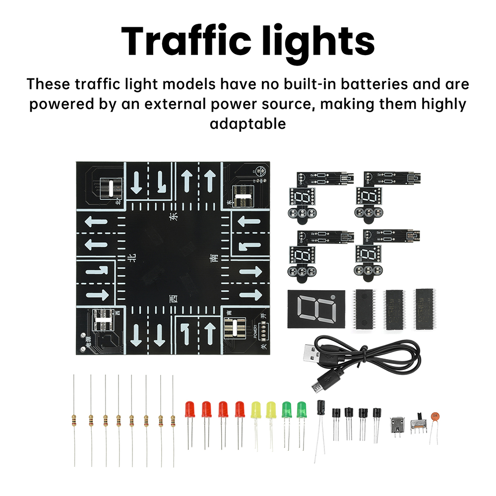 Kit Simulator Lampu Lalu Linta - Diy Electronics Kits For Adults ulasan dan harga