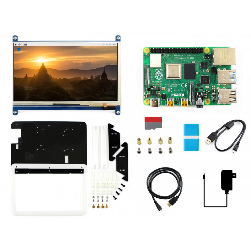 Kit Layar Raspberry Pi 4 Model - Diy Electronics Case ulasan dan harga