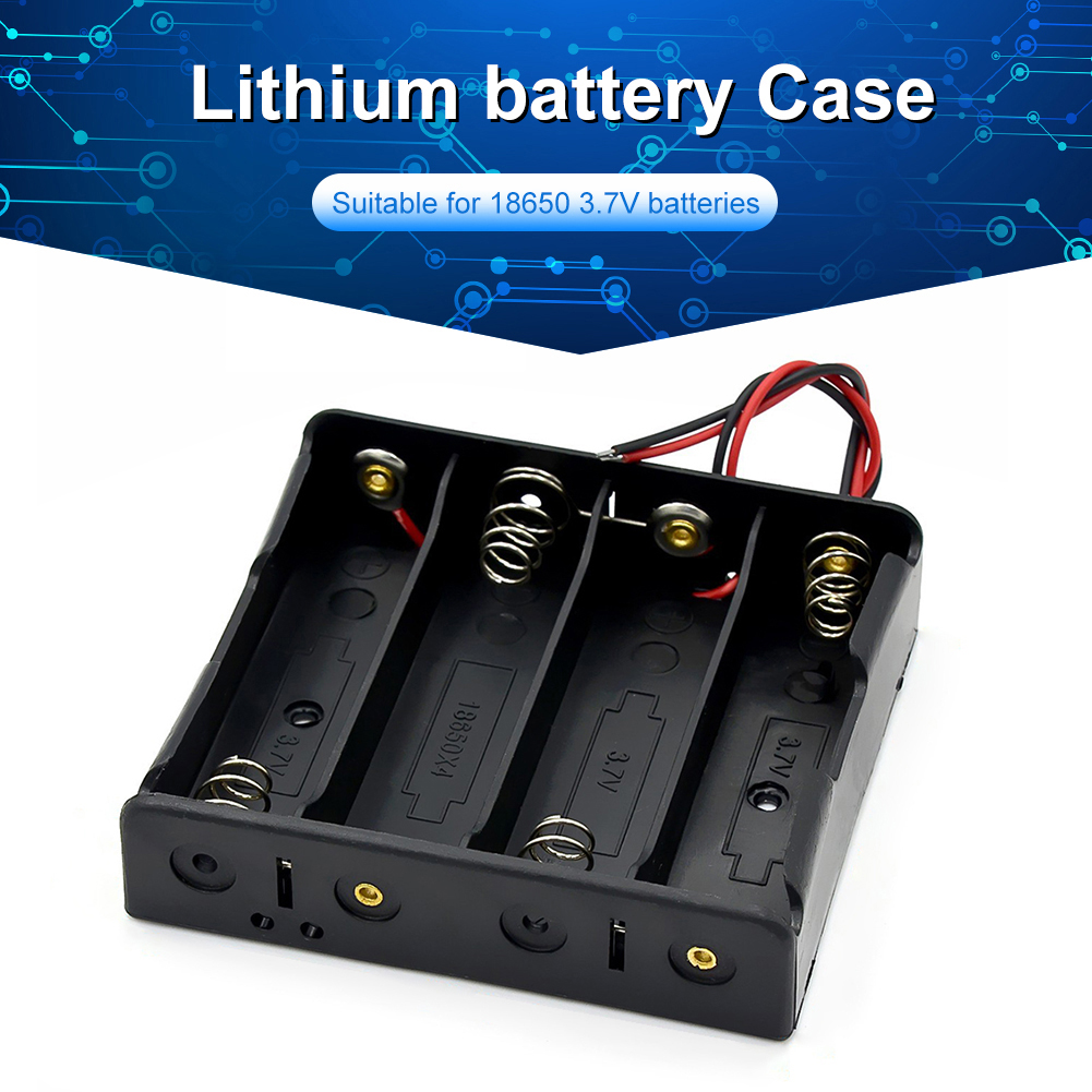 Kotak Penyimpanan Baterai 1865 - Diy Electronics Case ulasan dan harga