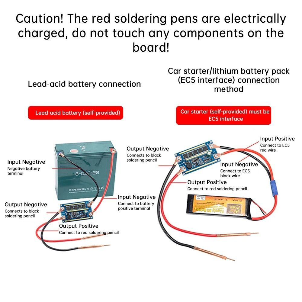 Mesin Las Titik Portabel 12V 1 - Diy Electronics Spot Welder ulasan dan harga