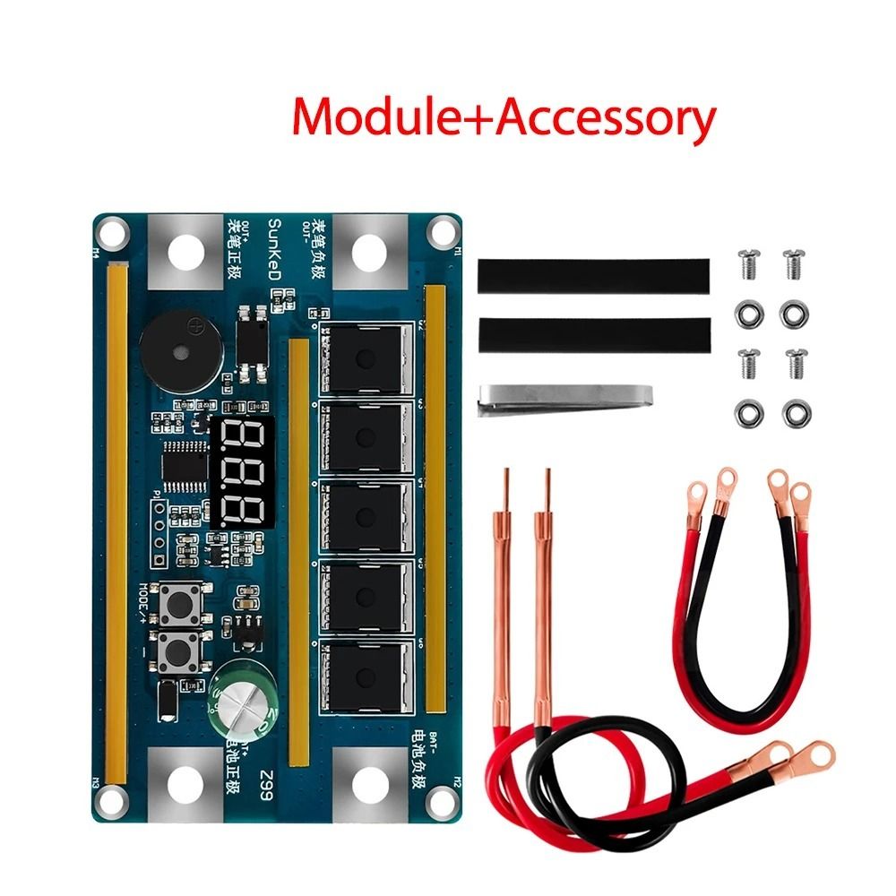 Mesin Las Titik Portabel 12V 1 - Diy Electronics Spot Welder ulasan dan harga
