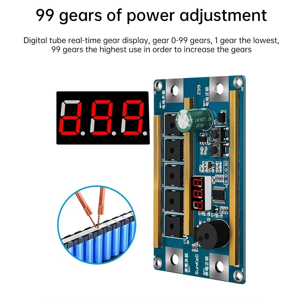 Mesin Las Titik Portabel 12V 1 - Diy Electronics Spot Welder ulasan dan harga