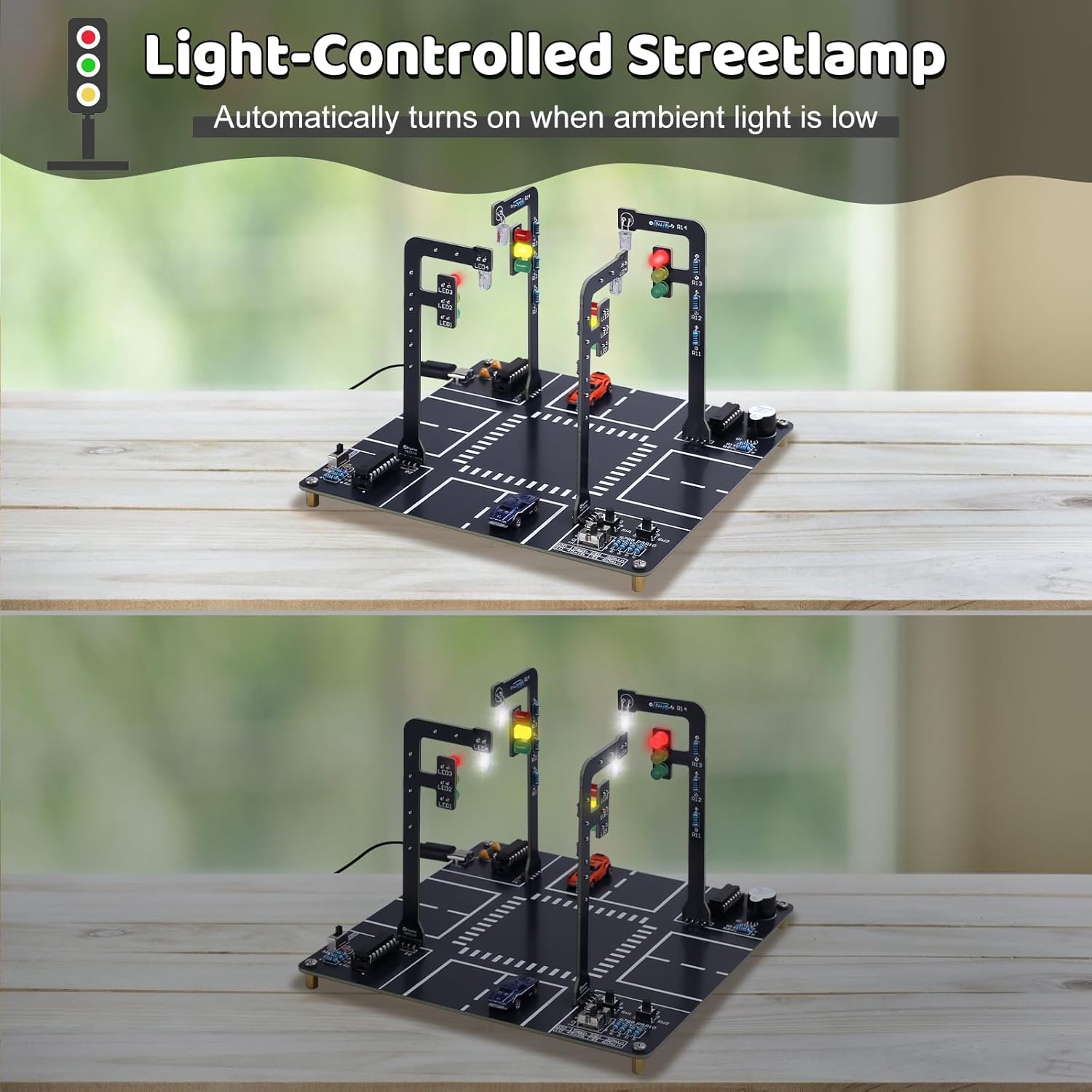 Kit Simulator Lampu Lalu Linta - Diy Electronics Kits For Adults ulasan dan harga